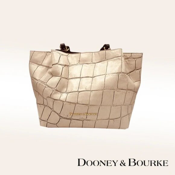 Dooney & Bourke Denison Flynn (Style DQ1044) - Bone - Picture 1 of 9